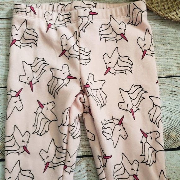 OKIE DOKIE unicorn birdie design soft leggings 3T - Picture 2 of 3